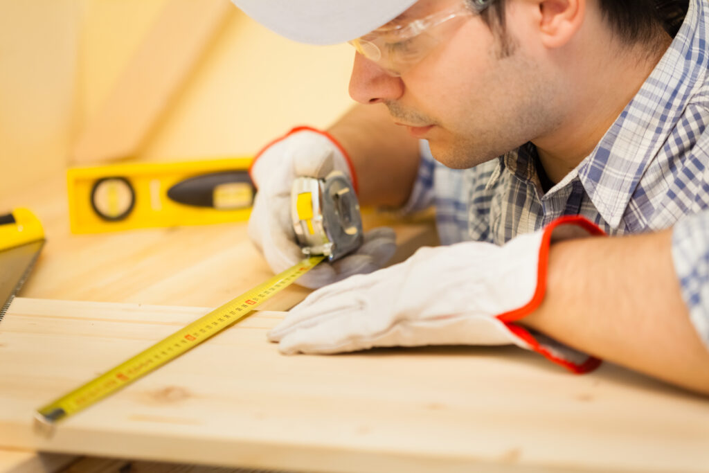 Carpenter at work